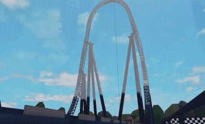 Roller Coaster In Video Game GIF