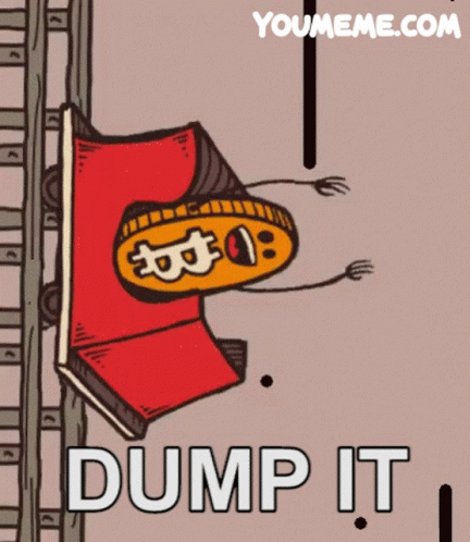 Roller Coaster Says Dump It GIF