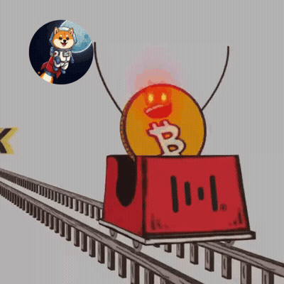 Roller Coaster With 55K On Wall GIF