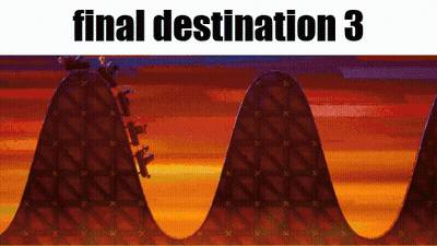 Roller Coaster With Final Destination 3 GIF