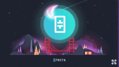 Roller Coaster With Theta Text GIF