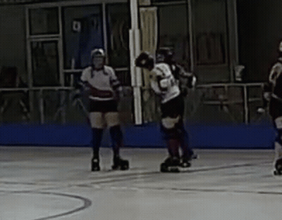 Roller Derby Players Playing Game GIF
