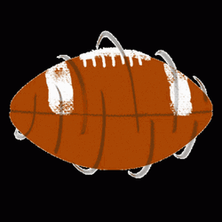 Rolling Football Rugby Ball
