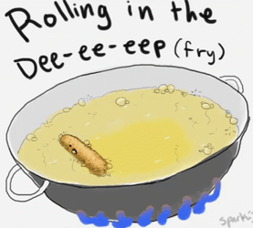 Rolling In The Deep Fry GIF