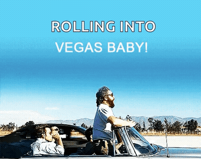 Rolling Into Vegas Baby GIF