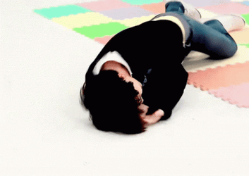 Rolling On The Floor Laughing Choi Soo Bin GIF