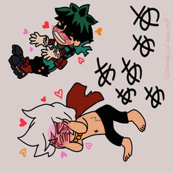 Rolling On The Floor Laughing My Hero Academia GIF