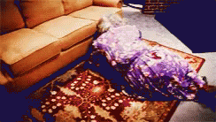 Rolling On The Floor Laughing Old Woman Carpet GIF