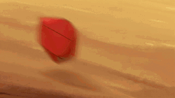 Rolling Red Polygon Dice  GIF