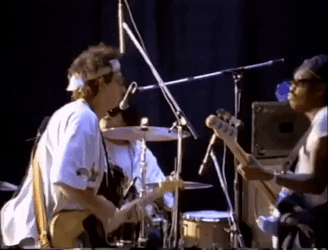 Rolling Stones Jamming On Stage GIF