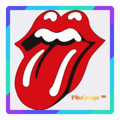 Rolling Stones Logo Tongue Sticking Out GIF