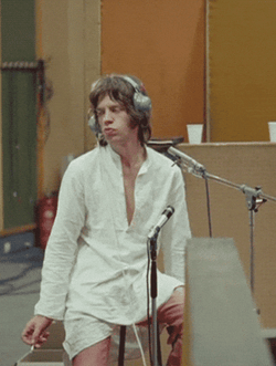 Rolling Stones Mick Jagger Head Sway GIF