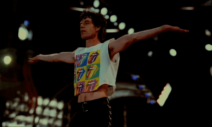 Rolling Stones Mick Jagger Hip Sway GIF