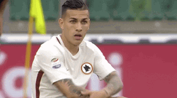 Roma Athlete Straight Face GIF