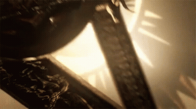 Roman Numeral Clock Face Close Up GIF