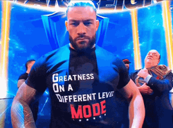 Roman Reigns God Mode Shirt GIF