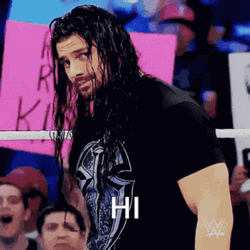 Roman Reigns Hi Wink GIF