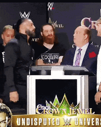 Roman Reigns Logan Paul GIF