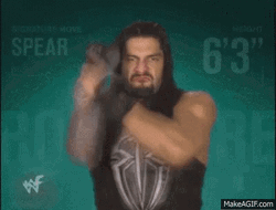 Roman Reigns Shaking Hands Funny GIF