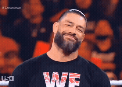 Roman Reigns Smiling We T-Shirt GIF
