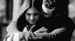 Romantic Back Hug Vampire Diaries I Love You GIF
