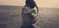Romantic Couple At The Beach GIF