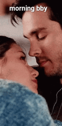 Romantic Good Morning Kiss Forehead Couple GIF