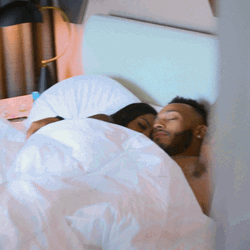 Romantic Good Morning Love Sweet Couple In Bed GIF