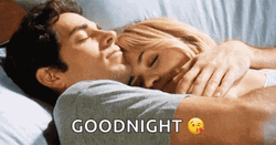 Romantic Good Night My Love Forehead Kiss GIF