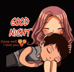 Romantic Good Night Sleeping On Lap GIF