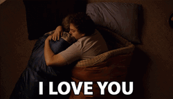Romantic Hug Jonah Hill I Love You Superbad Movie