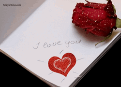 Romantic I Love Note GIF