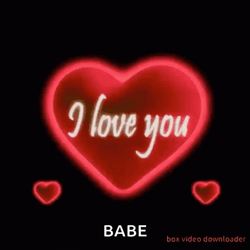 Romantic I Love You Pumping Heart GIF