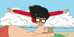 Romantic Kiss Tina Bob's Burgers GIF