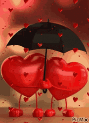 Romantic Love Sticking Together GIF