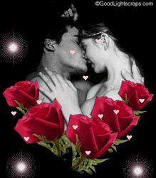 Romantic Lovers Digital Art GIF