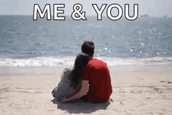 Romantic Relationship Couple Love Beach  GIF