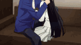 Romantic Shoujo Anime Kiss
