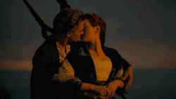 Romantic Titanic Movie Kiss GIF