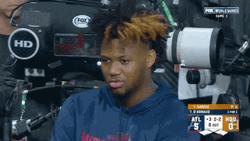 Ronald Acuna Jr Dismayed Interview GIF