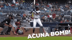 Ronald Acuna Jr Famous Bomb Shot GIF