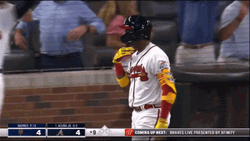 Ronald Acuna Jr Throat Slash Gesture GIF