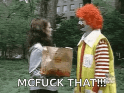 Ronald Mcdonald Crazy GIF