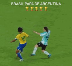 Ronaldinho Matching The Opponent GIF