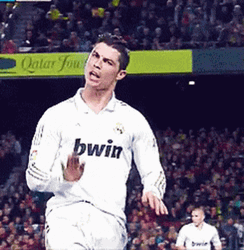 Ronaldo Al Nassr Gestures Slow Down GIF