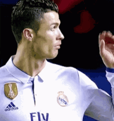 Ronaldo All Talk Sign To Crowd GIF