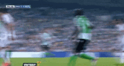 Ronaldo Bicycle Kick Fail GIF