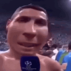 Ronaldo Big Faced Filter GIF