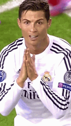 Ronaldo Praying Hands GIF