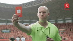 Ronaldo Shopee Red Card Ad GIF